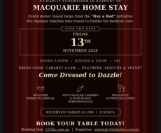 Club Dubbo Evening of Burlesque Cabaret and Supper