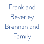 Frank and Beverley Brennan and Family