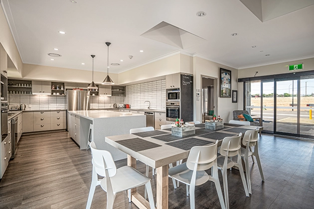 Kitchen and Dining Area